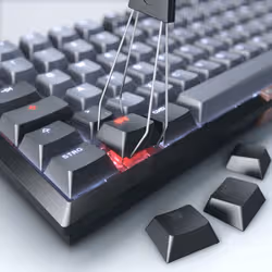CHERRY KW 300 MX keyboard Home USB + Bluetooth QWERTZ German Black, Copper, Grey - Additional view 5