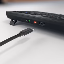 CHERRY Stream ultimate keyboard Home/Office USB + RF Wireless + Bluetooth AZERTY French Black - Additional view 7