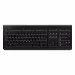 CHERRY KW 3000, Full-size (100%), Wireless, RF Wireless, QWERTY, Black