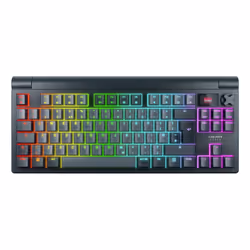 CHERRY XTRFY MX 8.3 TKL Wireless, Wired & Wireless, USB + RF Wireless + Bluetooth, Mechanical, QWERTY, RGB LED, Grey