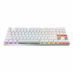 CHERRY MX 8.2 Pro TMR Wireless keyboard Gaming USB + RF Wireless + Bluetooth QWERTY US International Silver, White - Additional view 2