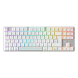 CHERRY MX 8.2 Pro TMR Wireless keyboard Gaming USB + RF Wireless + Bluetooth QWERTY UK English Silver, White