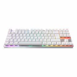 CHERRY MX 8.2 Pro TMR Wireless keyboard Gaming USB + RF Wireless + Bluetooth QWERTY UK English Silver, White - Additional view 2