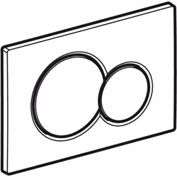 Geberit 115.770.KA.5 flush toilet replacement part Flush plate Chrome