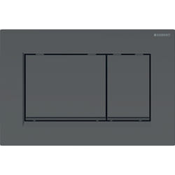 Geberit 115.883.16.1 flush toilet replacement part Flush plate Black, Red