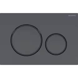 Geberit 115.882.16.1, Flush plate, Black, Red, Geberit, 246 mm, 12 mm, 164 mm