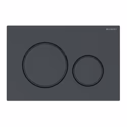 Geberit 115.882.DW.1, Flush plate, Black, Geberit, 246 mm, 12 mm, 164 mm