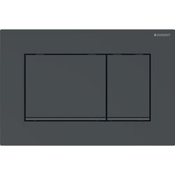 Geberit 115.883.DW.1 flush toilet replacement part Flush plate Black