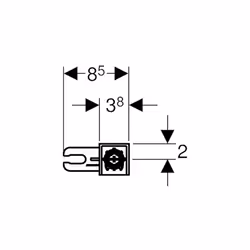 K11663 Wall Anchor Set for Individual Assembly DUOFIX