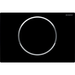 Geberit 115.758.KM.5 flush toilet replacement part Flush plate Black, Chrome