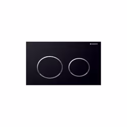 Geberit Omega20 Dual Flush Plate Black Gloss Chrome 115.085.KM.1