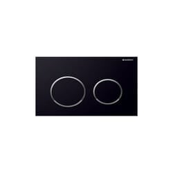 Geberit Omega20 Dual Flush Plate Black Gloss Chrome 115.085.KM.1