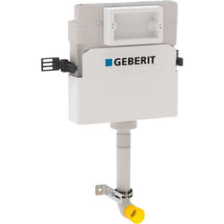 Geberit Delta Back To Wall BTW Toilet Concealed Cistern Dual Flush WC 6 Litre