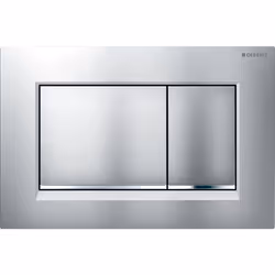 Geberit 115.883.JQ.1, Flush plate, Red, Chrome, Geberit, 246 mm, 12 mm, 164 mm