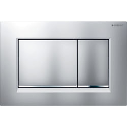 Geberit 115.883.JQ.1 flush toilet replacement part Flush plate Red, Chrome