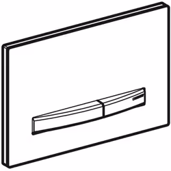 Geberit 115.788.SD.2 flush toilet replacement part Flush plate Chrome