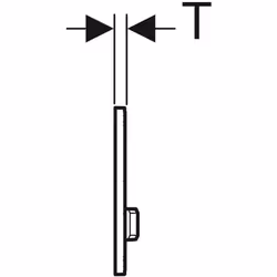 Geberit 115.788.GH.2 flush toilet replacement part Flush plate Chrome - Additional view 4