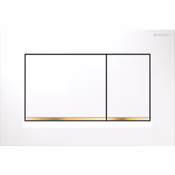 Geberit 115.883.KK.1, Flush plate, White, Geberit, 246 mm, 12 mm, 164 mm