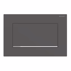 Geberit 115.893.14.1, Flush plate, Black, Red, Chrome, Geberit, 246 mm, 12 mm, 164 mm