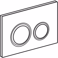 Geberit 115.884.JM.1 flush toilet replacement part Flush plate Chrome