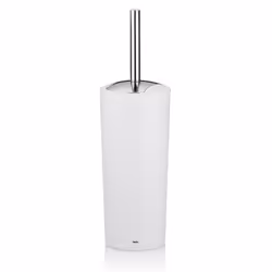 Kela Marta, Toilet brush & holder, Stainless steel, White, Plastic, 110 mm, 110 mm, 365 mm