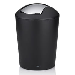 Kela 22300 waste container Round Plastic Black