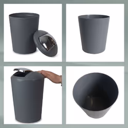 Kela 22300 waste container Round Plastic Black - Additional view 5