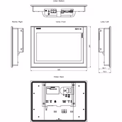 Siemens SIMATIC HMI TP1200 Comfort - Additional view 3