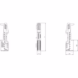 Siemens 6ES7193-6BP00-0DA0 electrical terminals