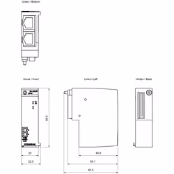 Siemens ET 200SP, Busadapter BA 2xRJ45 - Additional view 5