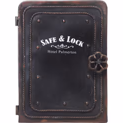 KARE Design 35971, Steel, Black, Bronze, 6 hook(s), 240 x 130 x 310 mm