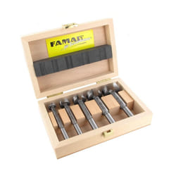 5PCS Classic Forstner Bit, Set 15, 20, 25, 30, 35mm, in Wooden Case, 1630505