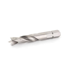 5mm HSS-Ground Brad Point Drill Bit 1/4" Hex Shank Short, 1596050