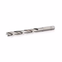 5.5mm HSS-Ground Brad Point Drill Bit 1/4" Hex Shank Long, 1597055