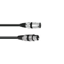 Omnitronic 3022047N audio cable 3 m XLR (3-pin) Black