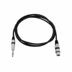 Omnitronic 30225182 audio cable 2 m XLR (3-pin) 6.35mm Black