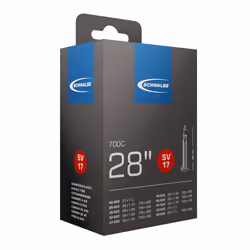 Schwalbe 10429363, Presta valve, 28", 28 - 47 mm, 6 cm, Rubber, Black