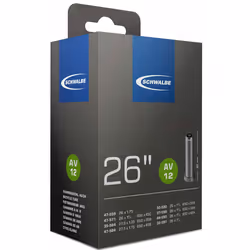 Schwalbe 10423340V, Schrader valve, 26", 44.45 - 44.45 mm, 4 cm, Black, Germany