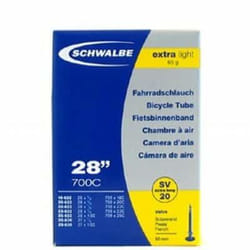 Schwalbe 10426363 bicycle inner tube Presta valve 28" 22.2 - 25.4 mm
