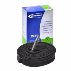 Schwalbe 10413310V, Presta valve, 20", 25.4 - 25.4 mm, 4 cm, Black, Germany