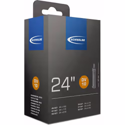 Schwalbe 10421611, Dunlop valve, 24", 40 - 62 mm, 4 cm, Rubber, Black