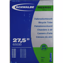 Schwalbe 10400030, Schrader valve, 27.5", 53 - 76.2 mm, 4 cm, Black, CE