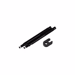Valve Extender 2 Pack with Core Remover, Black, 65mm