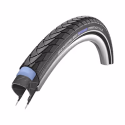Schwalbe Tyres: Marathon Plus Performance SmartGuard Rigid Endurance Compound Tyre in Black (Margin+)-BLACK -700X28MM