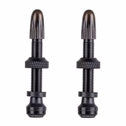 SCHWALBE Unisex's UTLV Tubeless Valve Pair Black 40mm