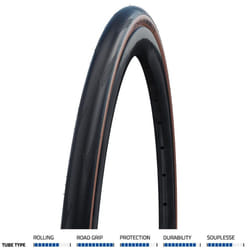 Schwalbe One Performance Raceguard MicroSkin TLE Folding Tyre Bronze - 700 X 32C