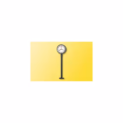 eMotion Platform Clock 41mm LED White