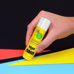 UHU Stic Glue Stick Solid Washable Non-toxic 8.2g Ref 45187 [Pack of 24]