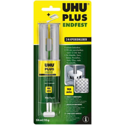 UHU PLUS ENDFEST Zwei-Komponentenkleber 45585 25 g Paste 24 ml