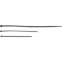 Kraftmann 1789 cable tie Ladder cable tie Nylon Black 75 pc(s)